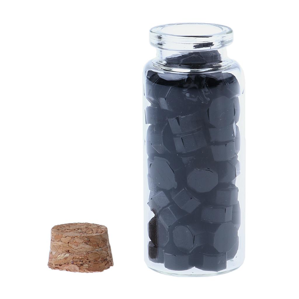Sealing Wax Stickers for Seal Stamp Sealing Wedding Party Envelope  Black