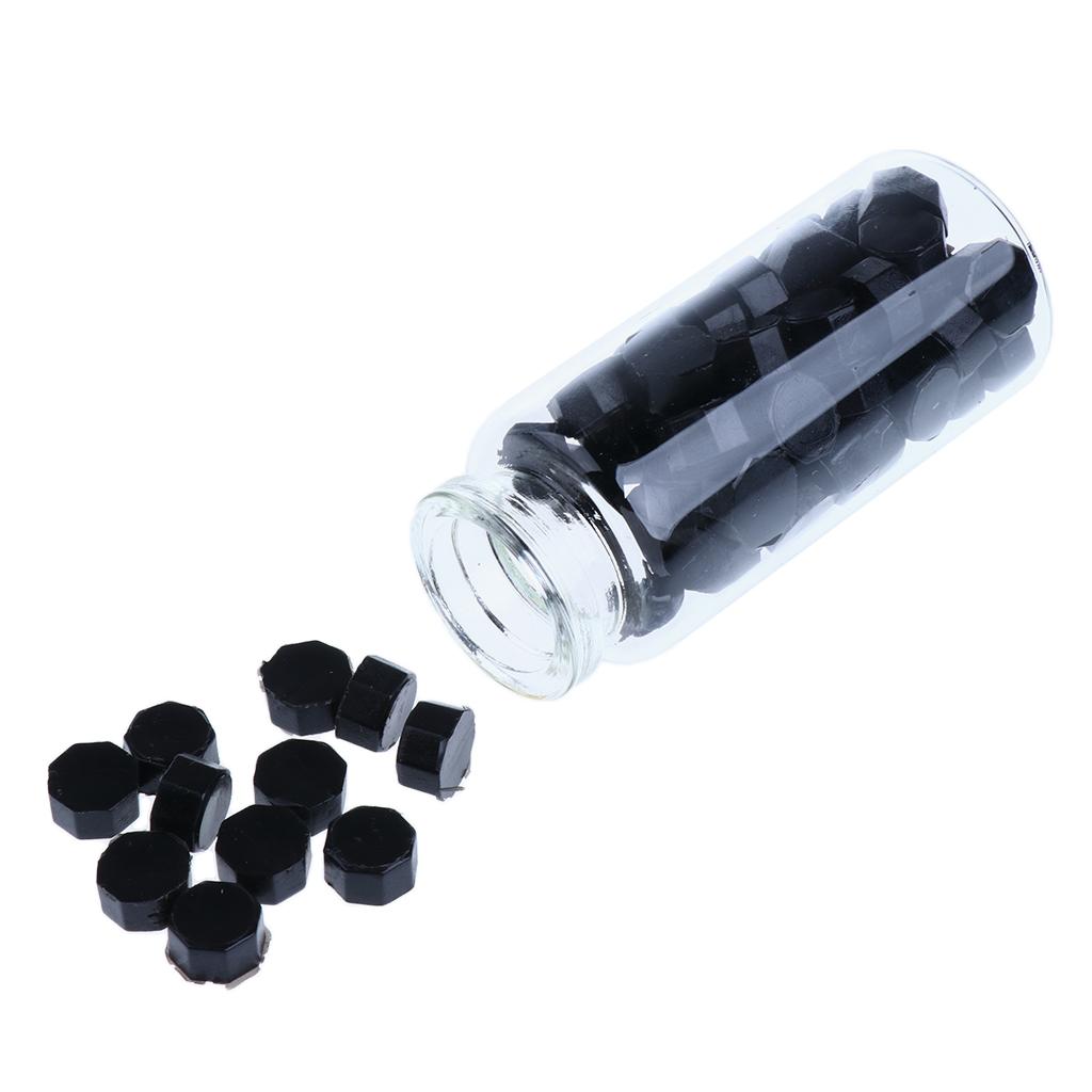 Sealing Wax Stickers for Seal Stamp Sealing Wedding Party Envelope  Black