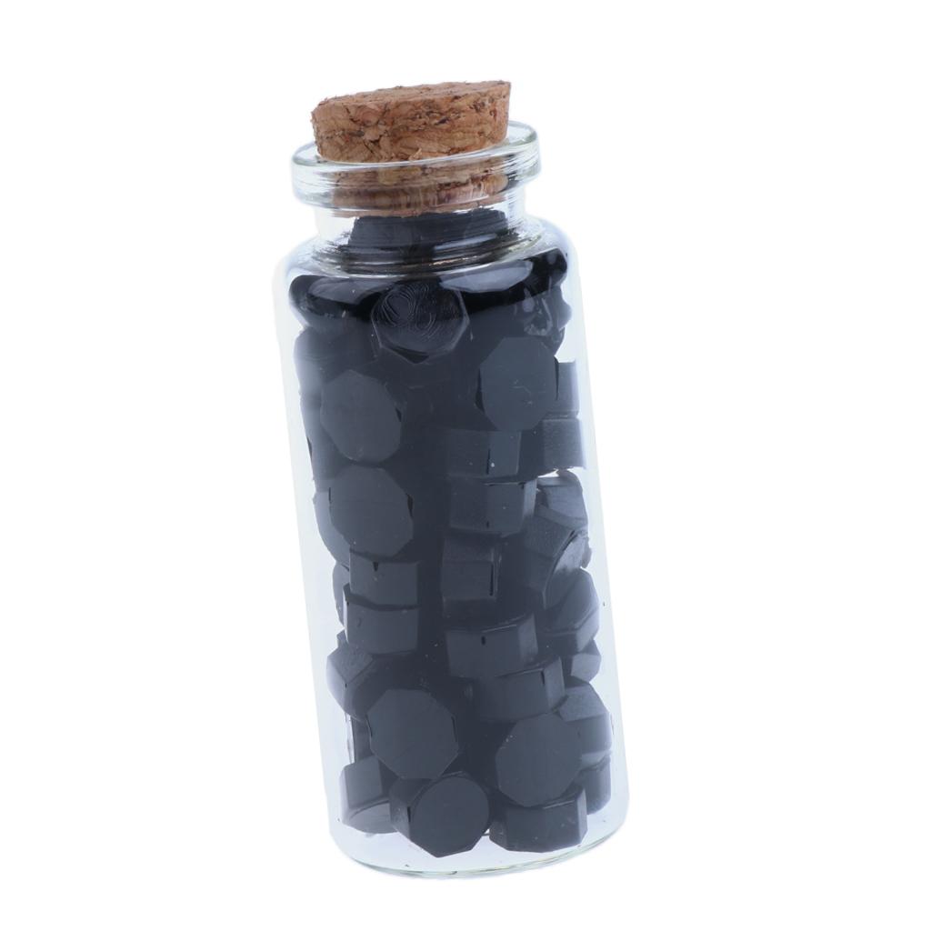 Sealing Wax Stickers for Seal Stamp Sealing Wedding Party Envelope  Black