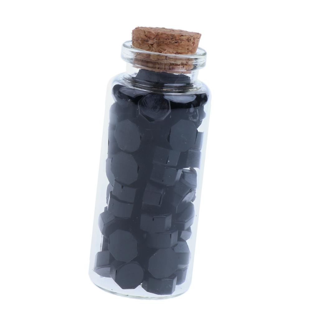 Sealing Wax Stickers for Seal Stamp Sealing Wedding Party Envelope  Black