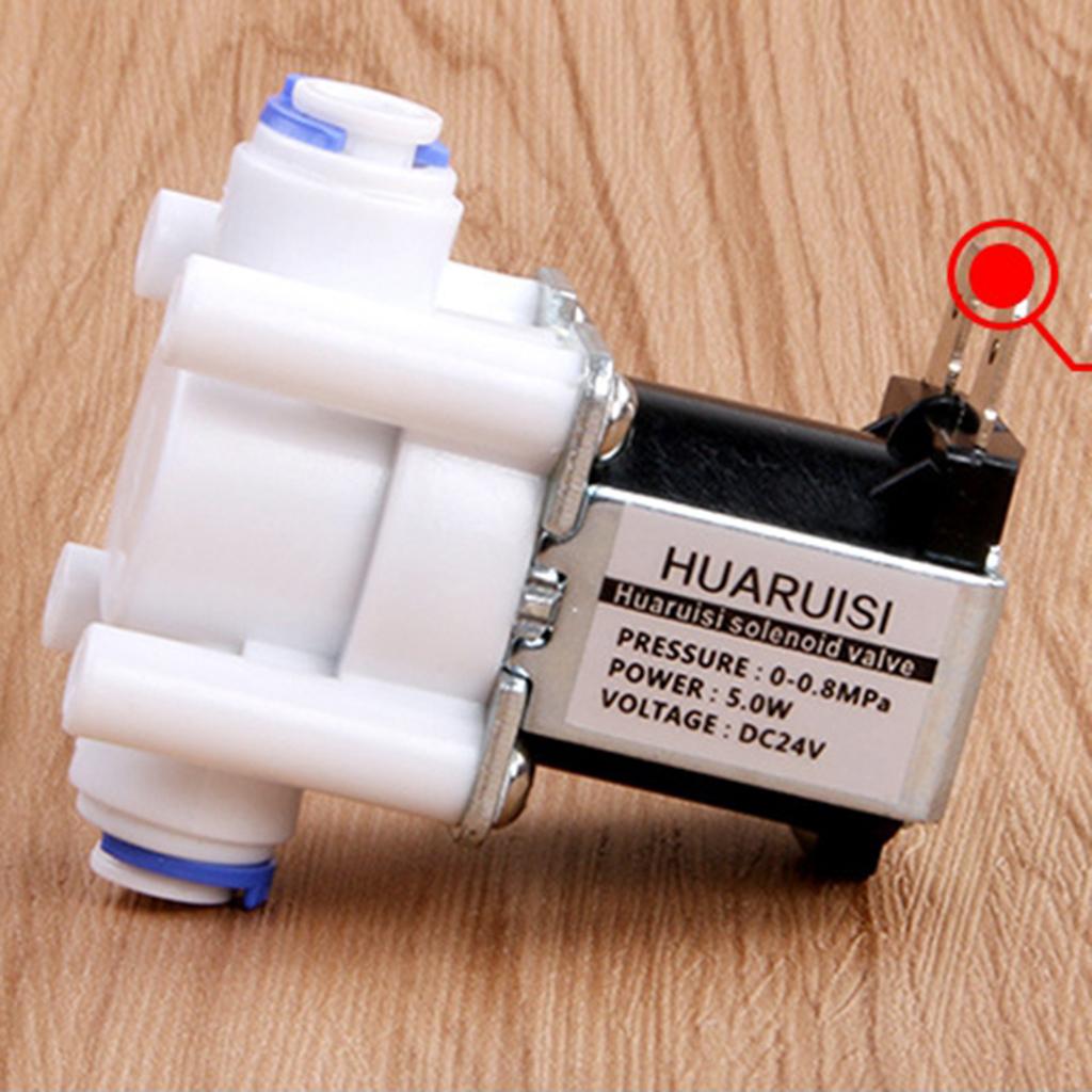 24V DC 1/4'' Electric Solenoid Valve Purified Water Valve 0-0.8Mpa