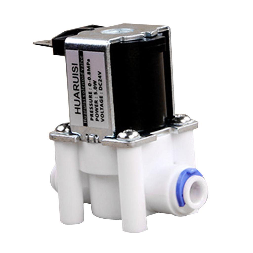 24V DC 1/4'' Electric Solenoid Valve Purified Water Valve 0-0.8Mpa