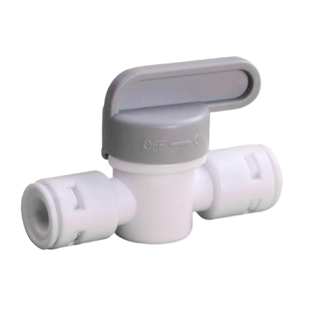 Inline Tap 1/4 Ball Valve Quick Connect Switch for Water Purifier"