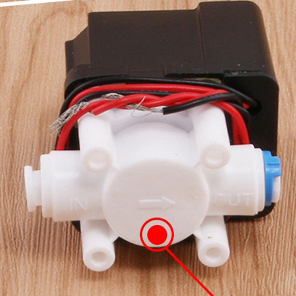 Water Valve Electric 1/4'' Valve Water Control PE Pipe Flow Control