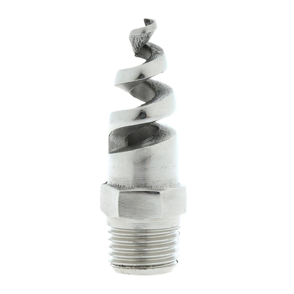 Spiral Jet Cone Atomization Spray Nozzle 1/4" Male 316 Stainless Steel