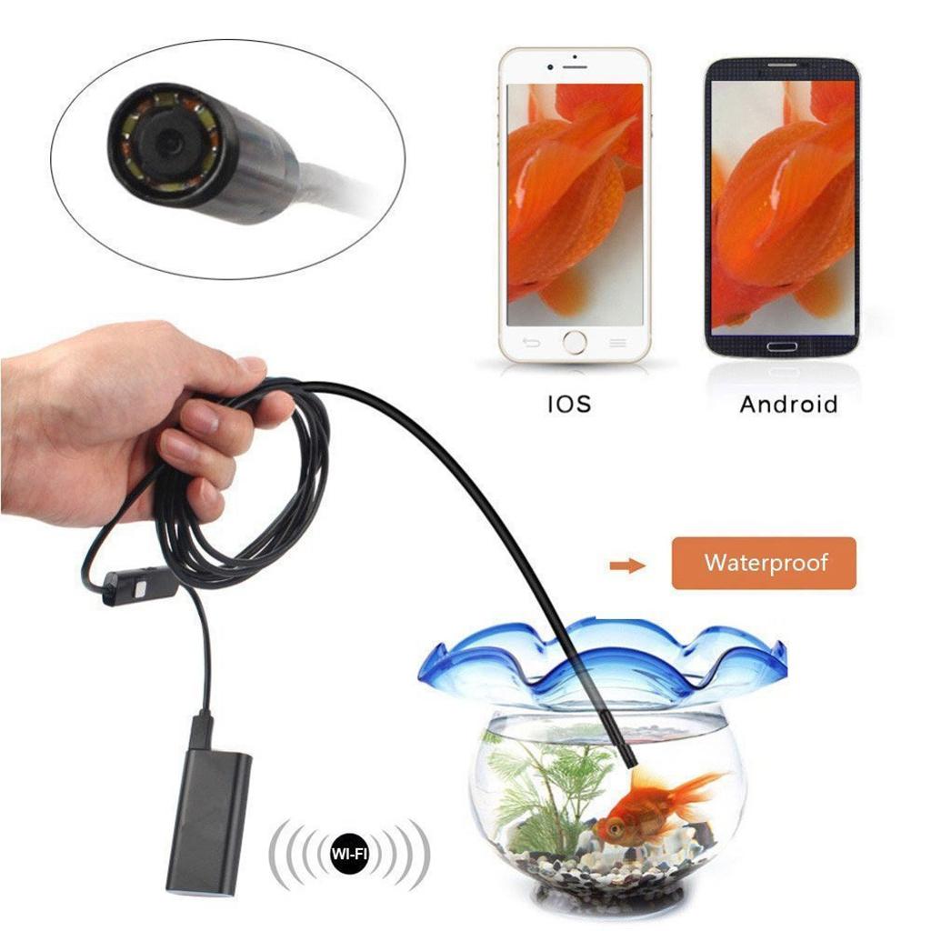 Wifi Wireless Borescope Camera Waterproof Inspection IOS Support 3.5m