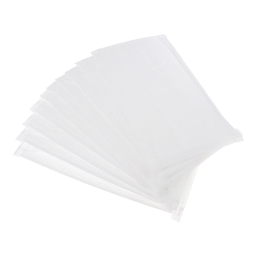 10 Pieces 3-Ply Melt-blown Disposable Mask Comfortable Ear loop white