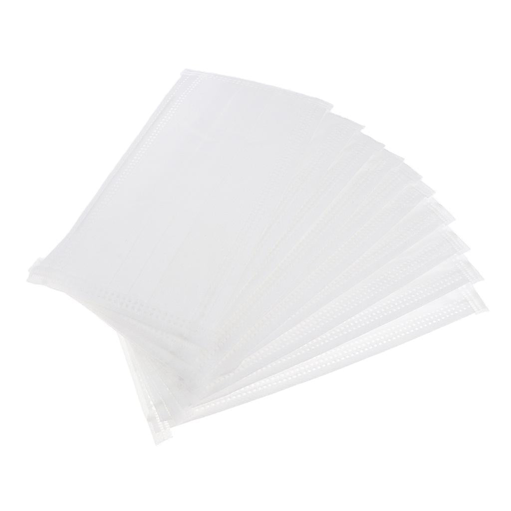 10 Pieces 3-Ply Melt-blown Disposable Mask Comfortable Ear loop white