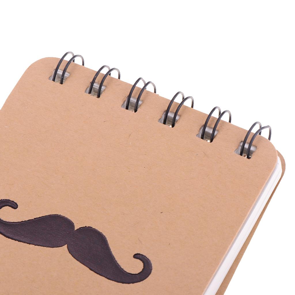 Creative Cartoon Mustache/Beard Series Notebook Notepad Memo Pad Mini Diary