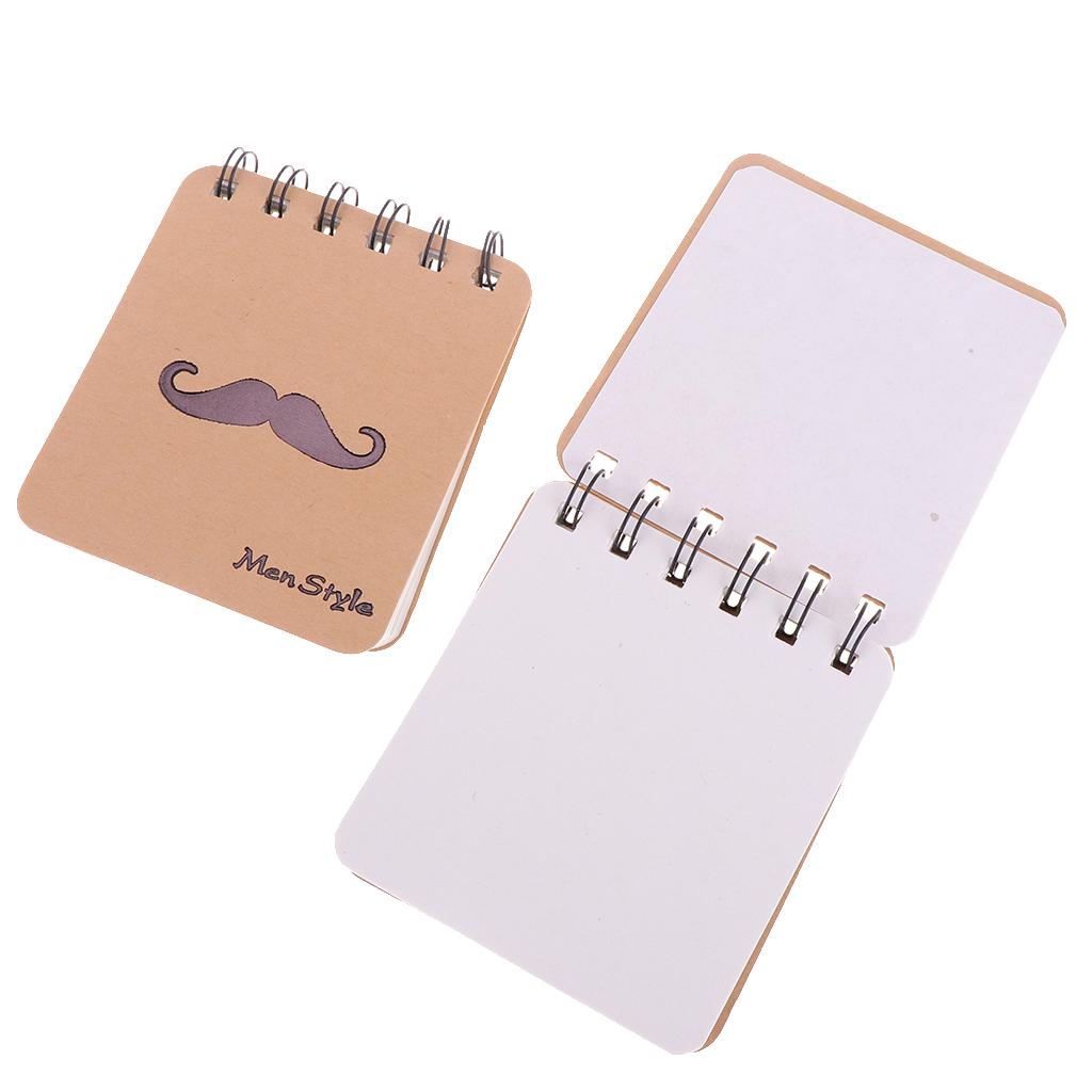 Creative Cartoon Mustache/Beard Series Notebook Notepad Memo Pad Mini Diary