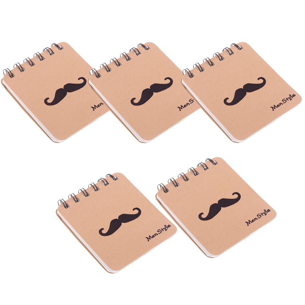 Creative Cartoon Mustache/Beard Series Notebook Notepad Memo Pad Mini Diary