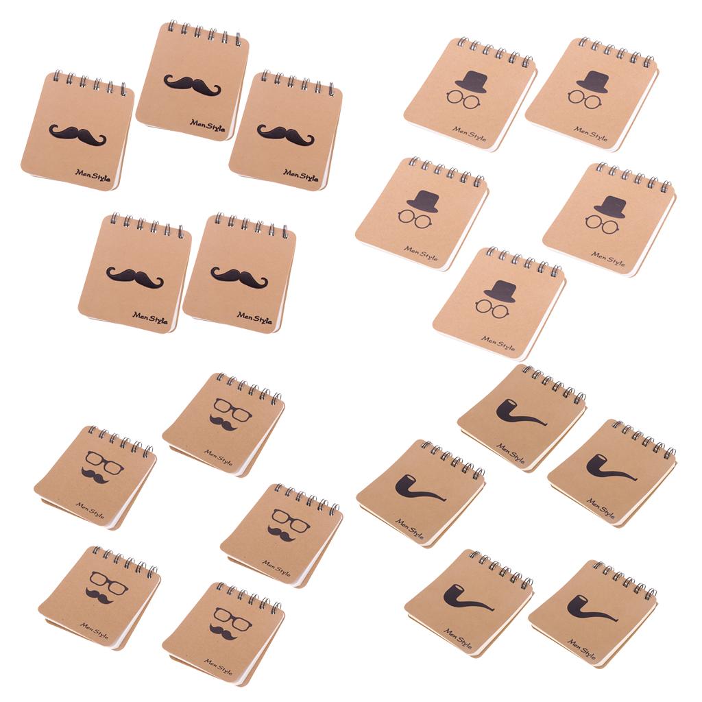 Creative Cartoon Mustache/Beard Series Notebook Notepad Memo Pad Mini Diary