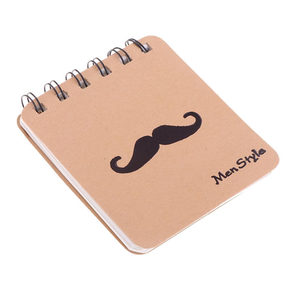 Creative Cartoon Mustache/Beard Series Notebook Notepad Memo Pad Mini Diary