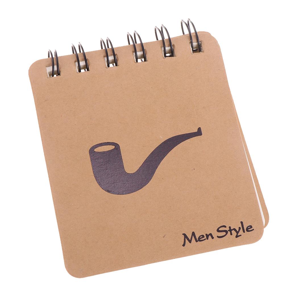 Cartoon Mustache/Beard Series Notebook Notepad Memo Pad Mini Diary Pipe