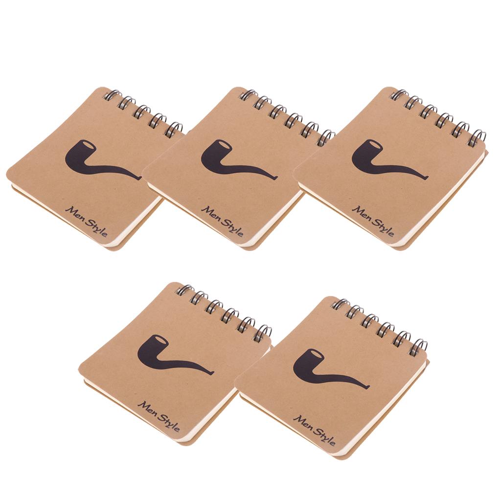 Cartoon Mustache/Beard Series Notebook Notepad Memo Pad Mini Diary Pipe