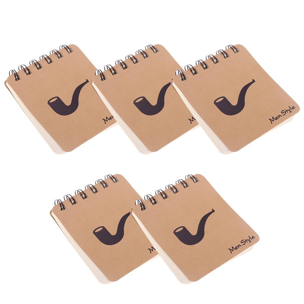 Cartoon Mustache/Beard Series Notebook Notepad Memo Pad Mini Diary Pipe