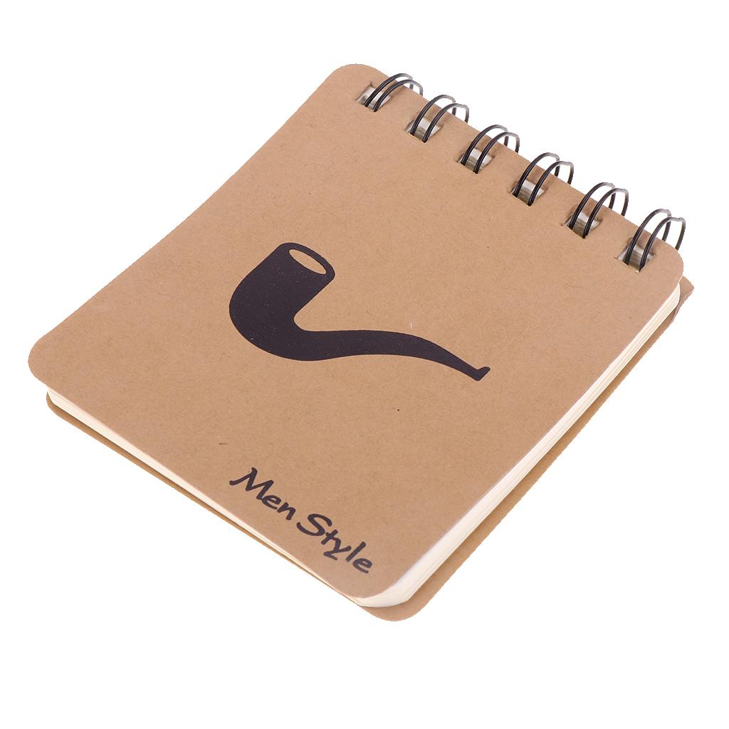 Cartoon Mustache/Beard Series Notebook Notepad Memo Pad Mini Diary Pipe