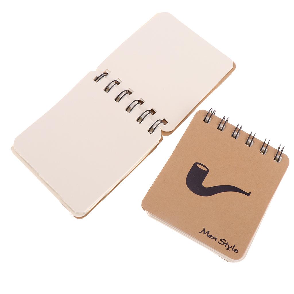 Cartoon Mustache/Beard Series Notebook Notepad Memo Pad Mini Diary Pipe