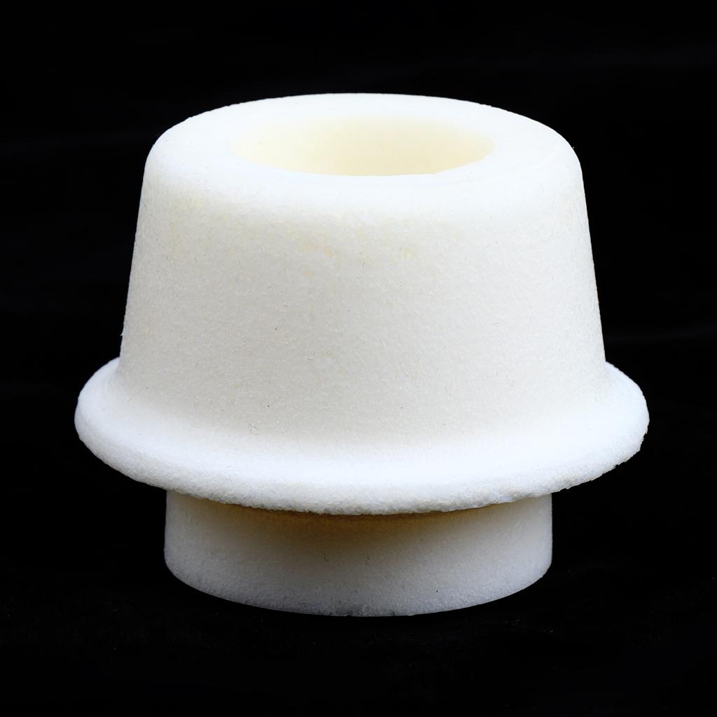 White Silicone Rubber Stopper Plug Cap for Flask, Test Tube, Bottle 44-49mm