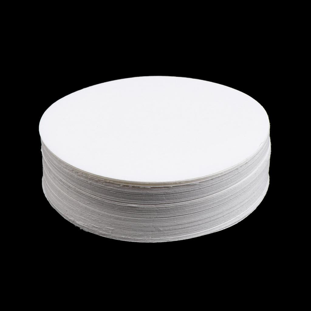 100 Pieces Ashless Quantitative Filter Paper Circles Round Slow 1-3um 7cm