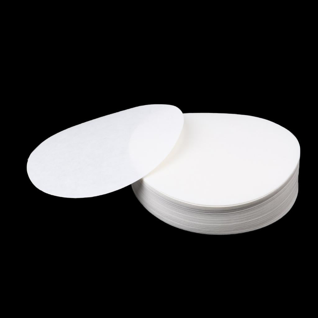 100 Pieces Ashless Quantitative Filter Paper Circles Fast 80-120um 9cm