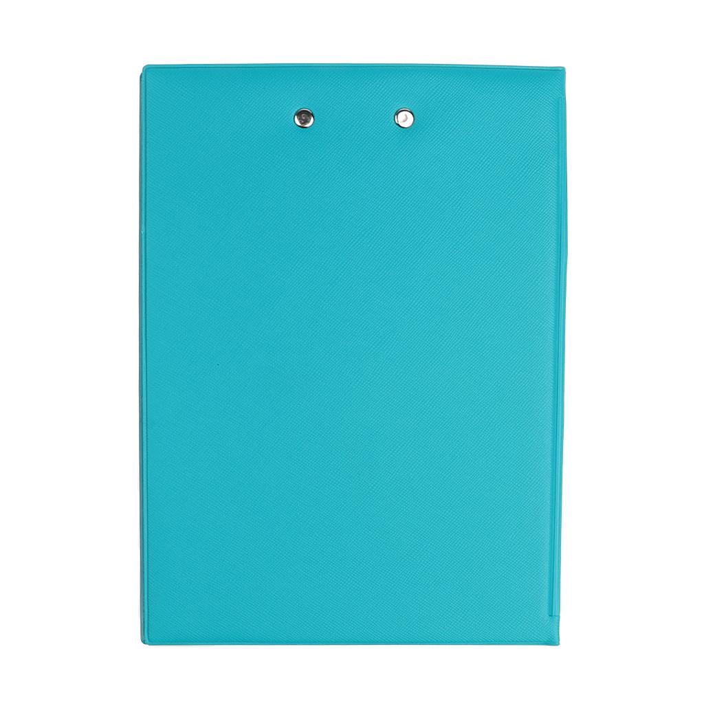 Home Office Clipboard Notepad Board Low Profile Clip File Organizer Green