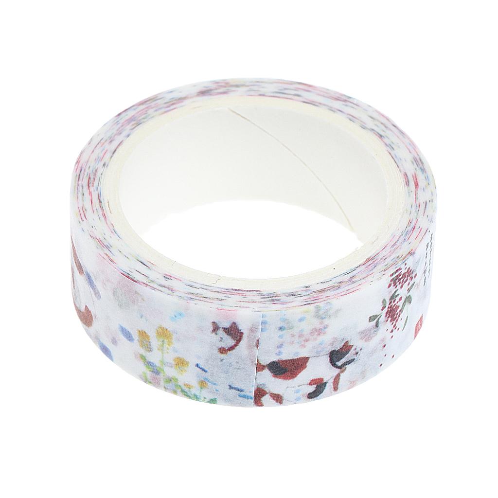 DIY Notebook Decorative Masking Tape Adhesive Paper Sticker 15mm x 7M 2