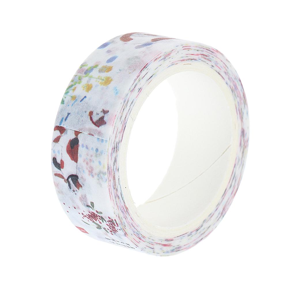 DIY Notebook Decorative Masking Tape Adhesive Paper Sticker 15mm x 7M 2