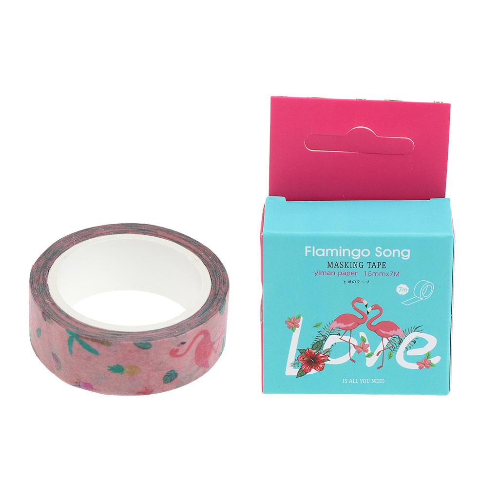 DIY Notebook Decorative Masking Tape Adhesive Paper Sticker 15mm x 7M 4