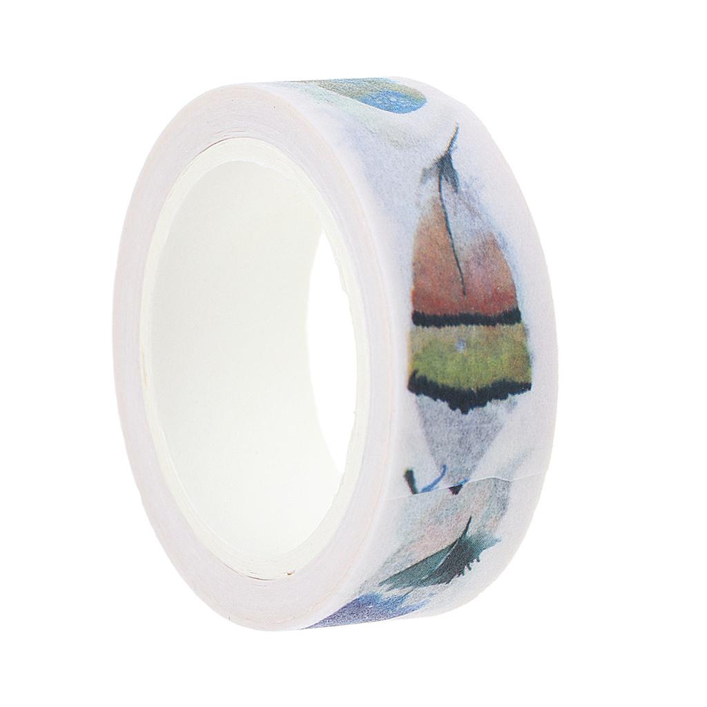 DIY Notebook Decorative Masking Tape Adhesive Paper Sticker 15mm x 7M 5