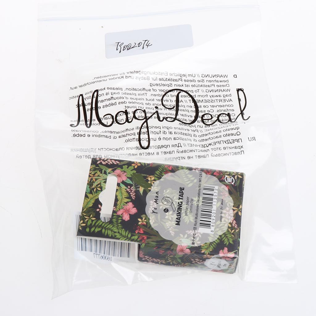 DIY Notebook Decorative Masking Tape Adhesive Paper Sticker 15mm x 7M 6
