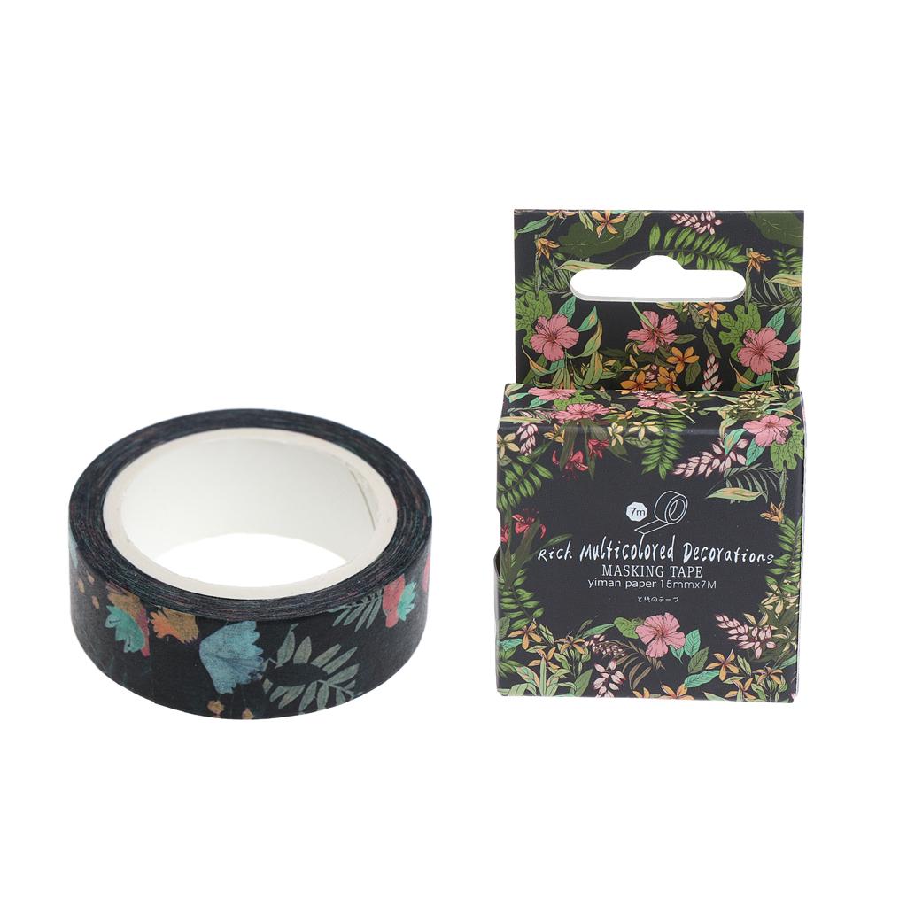 DIY Notebook Decorative Masking Tape Adhesive Paper Sticker 15mm x 7M 6