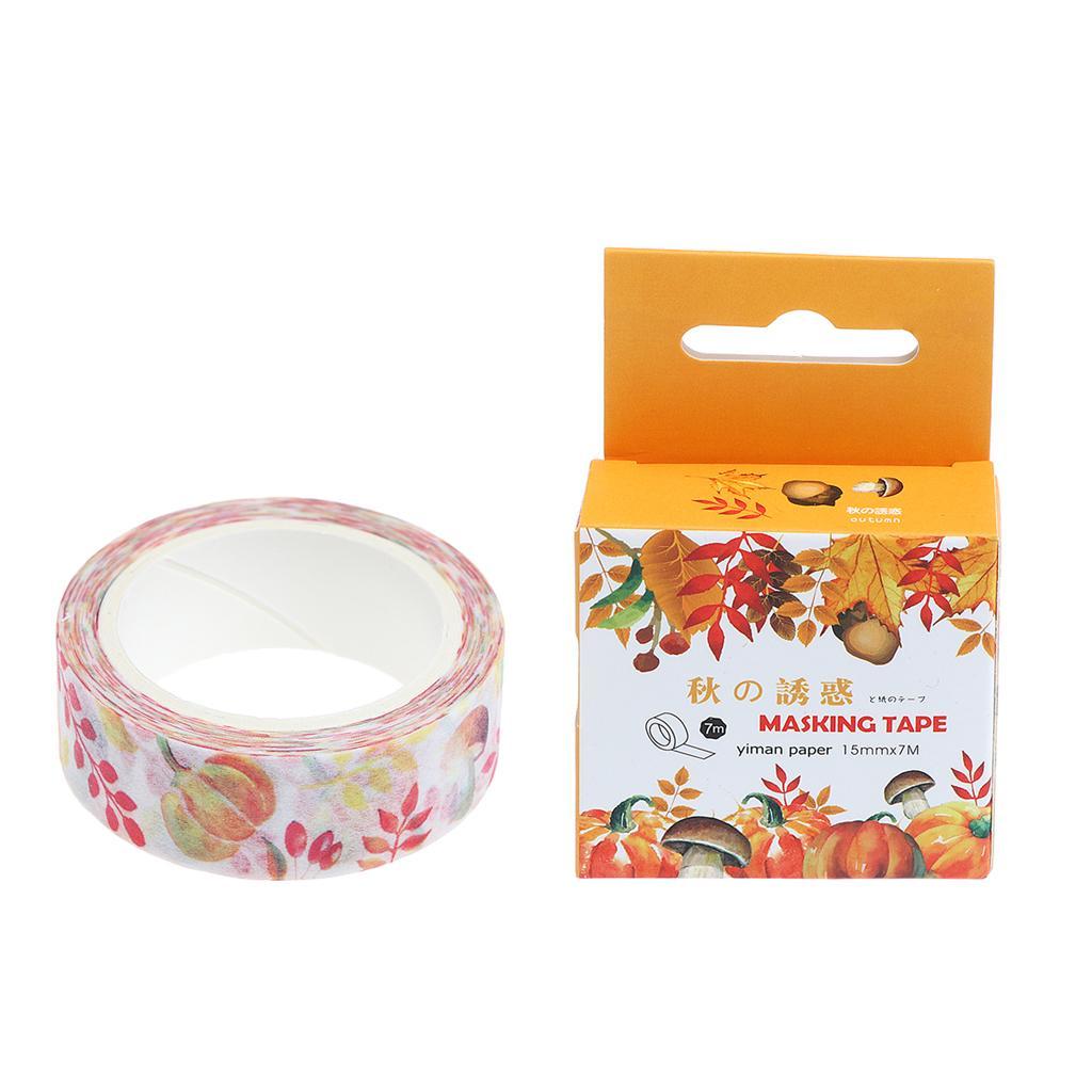 DIY Notebook Decorative Masking Tape Adhesive Paper Sticker 15mm x 7M 8