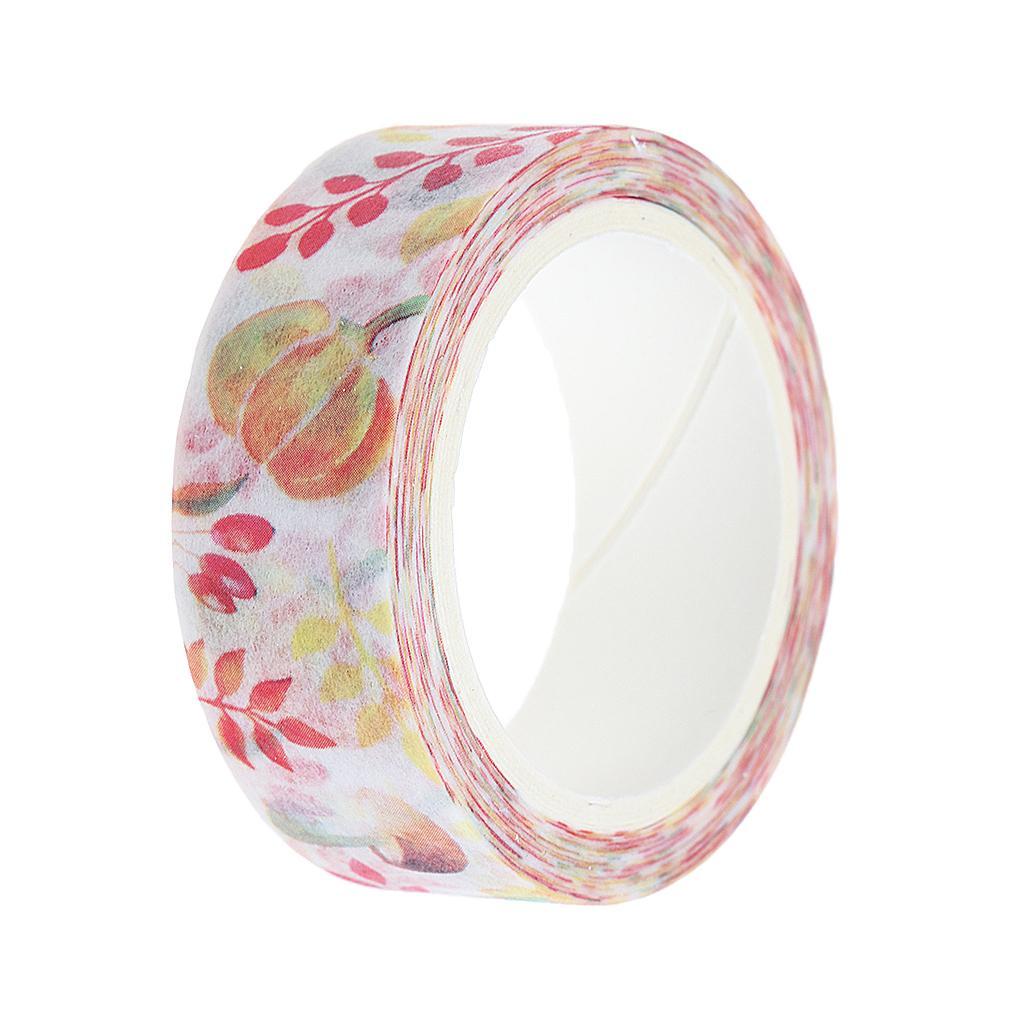 DIY Notebook Decorative Masking Tape Adhesive Paper Sticker 15mm x 7M 8