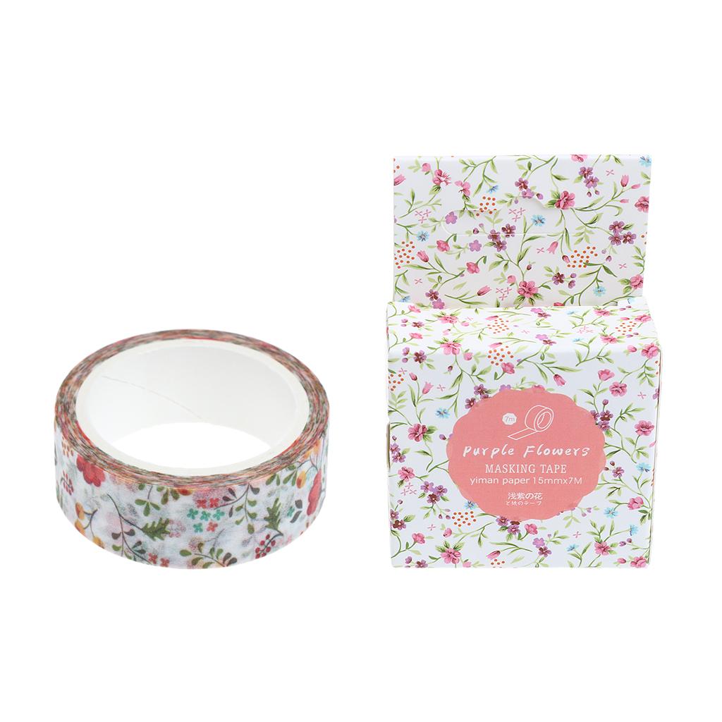DIY Notebook Decorative Masking Tape Adhesive Paper Sticker 15mm x 7M 10