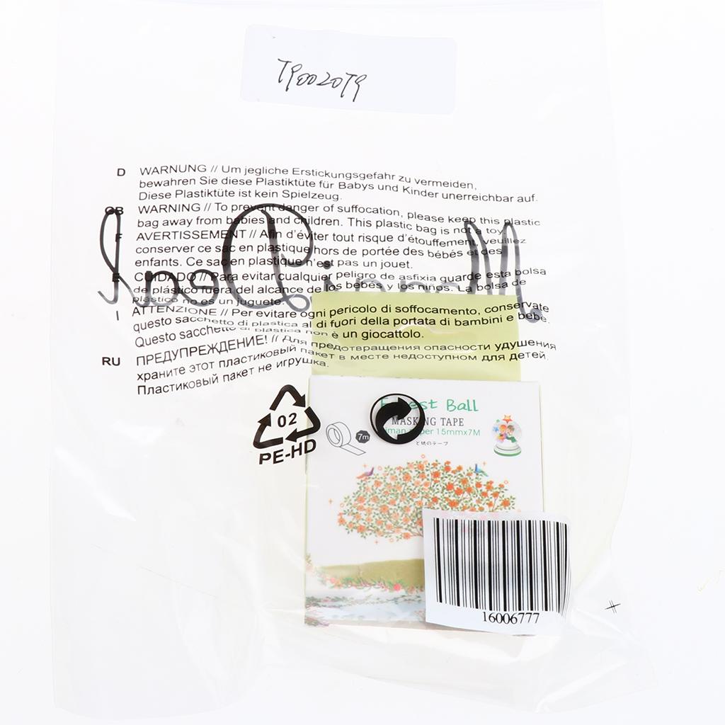 DIY Notebook Decorative Masking Tape Adhesive Paper Sticker 15mm x 7M 11