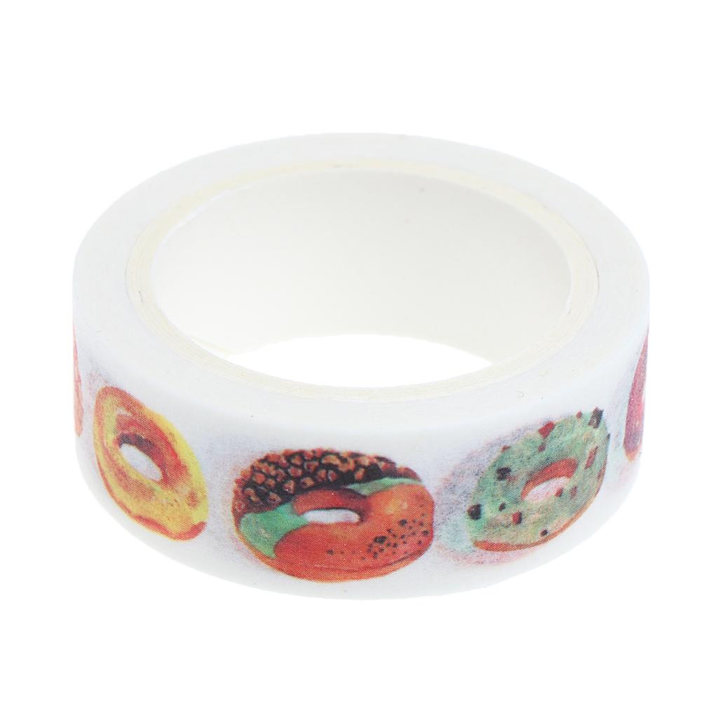 DIY Notebook Decorative Masking Tape Adhesive Paper Sticker 15mm x 7M 12