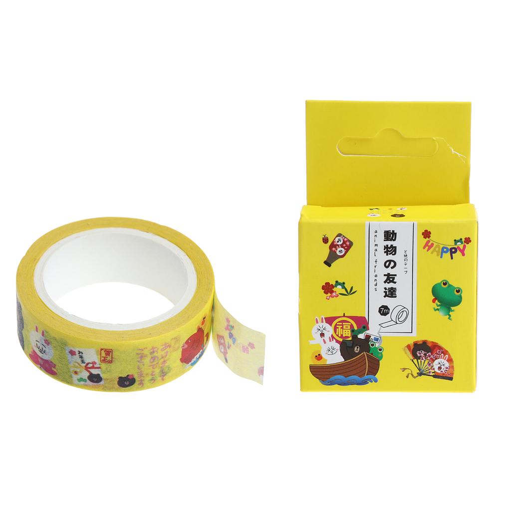 DIY Notebook Decorative Masking Tape Adhesive Paper Sticker 15mm x 7M 13