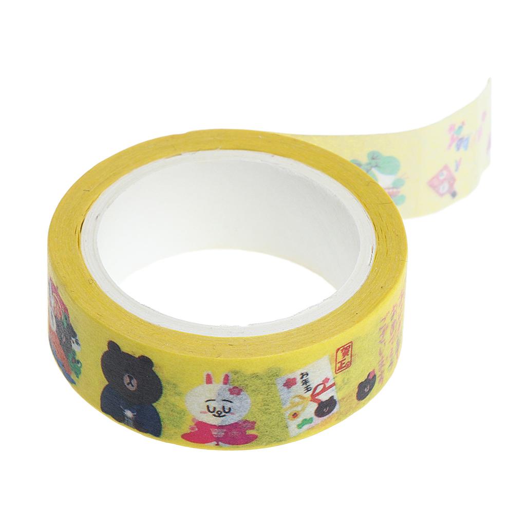 DIY Notebook Decorative Masking Tape Adhesive Paper Sticker 15mm x 7M 13