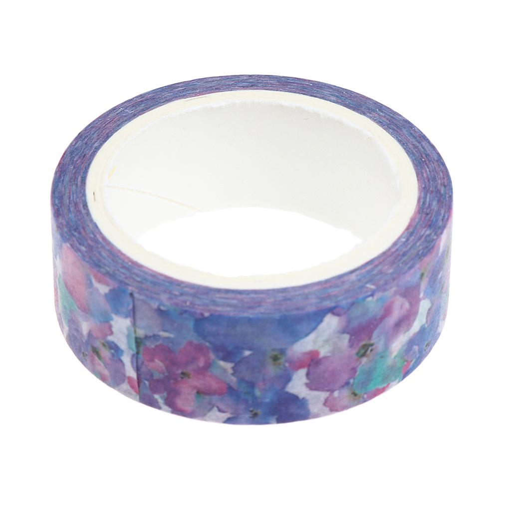 DIY Notebook Decorative Masking Tape Adhesive Paper Sticker 15mm x 7M 19