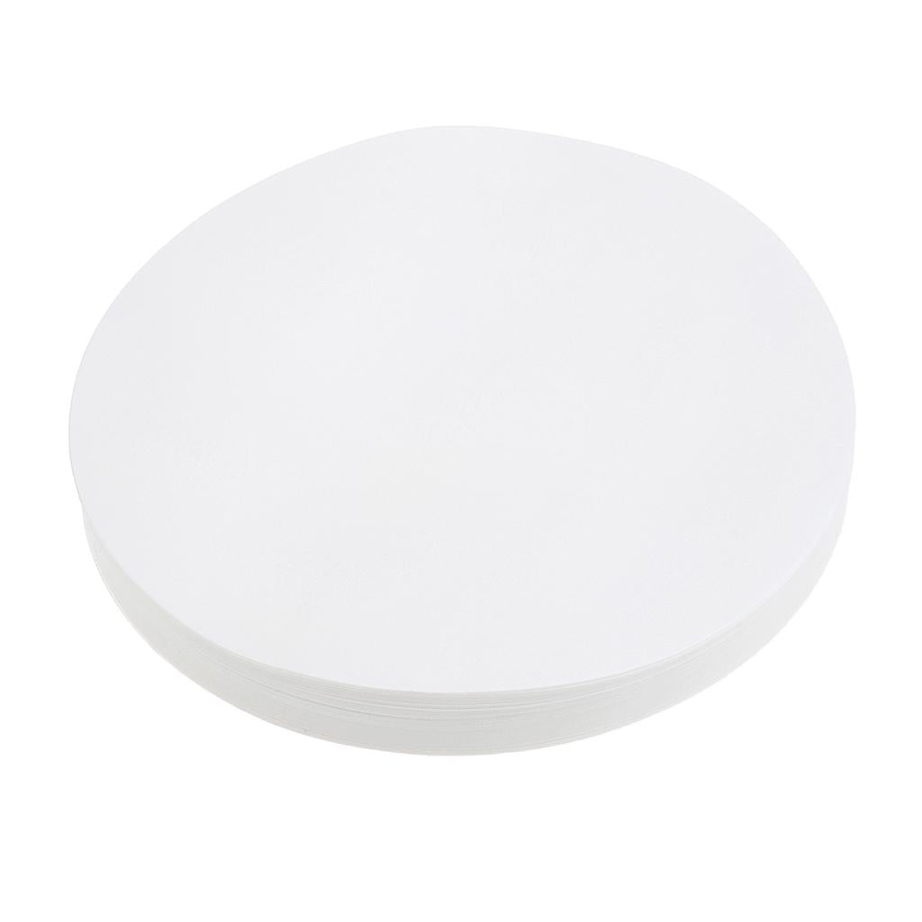 100 Pieces Ashless Quantitative Filter Paper Circles Fast 80-120um 15cm