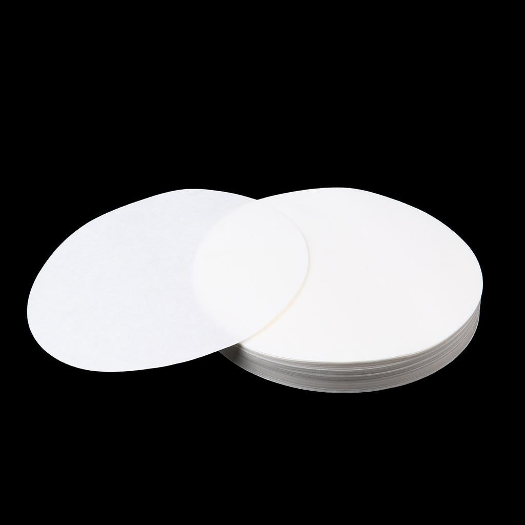 100 Pieces Ashless Quantitative Filter Paper Circles Fast 80-120um 15cm