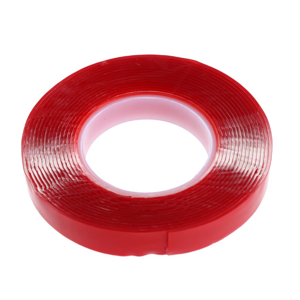 1 Piece Acrylic Double Sided Tape Roll Heat Resistant Durable Stable 10mm
