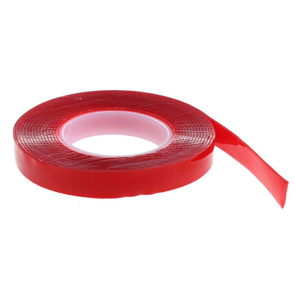 1 Piece Acrylic Double Sided Tape Roll Heat Resistant Durable Stable 10mm