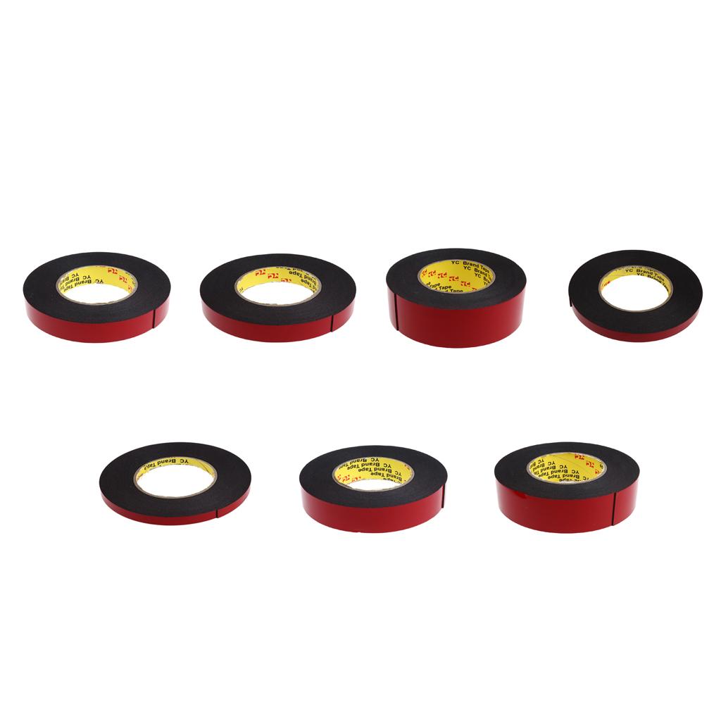 Double Sided Self Strong Adhesive Foam Sponge Tape Waterproof  Width 10mm