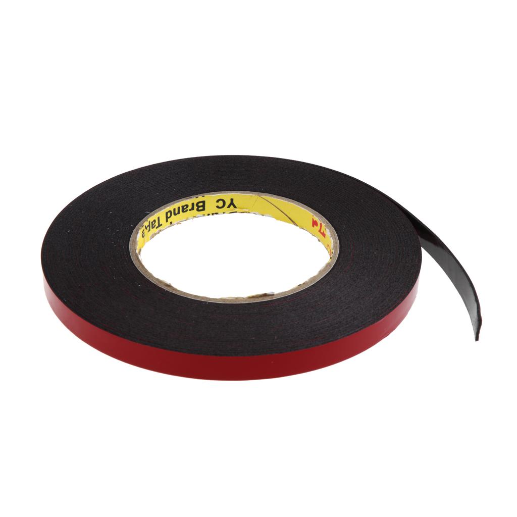 Double Sided Self Strong Adhesive Foam Sponge Tape Waterproof  Width 10mm