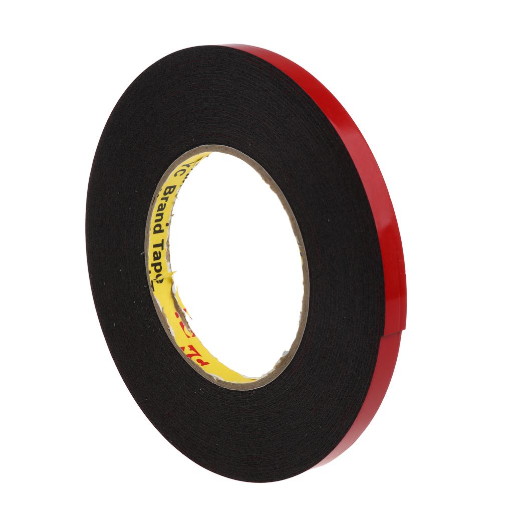 Double Sided Self Strong Adhesive Foam Sponge Tape Waterproof  Width 10mm