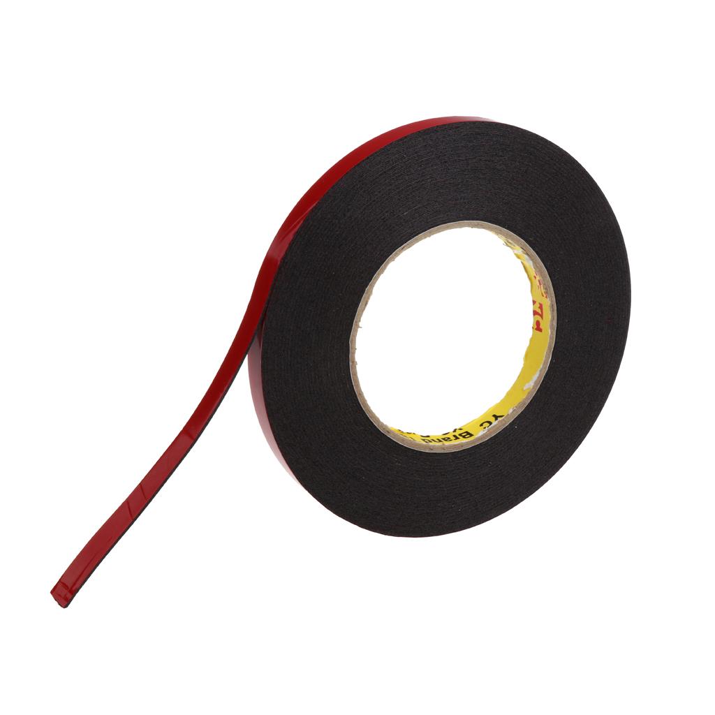 Double Sided Self Strong Adhesive Foam Sponge Tape Waterproof  Width 10mm