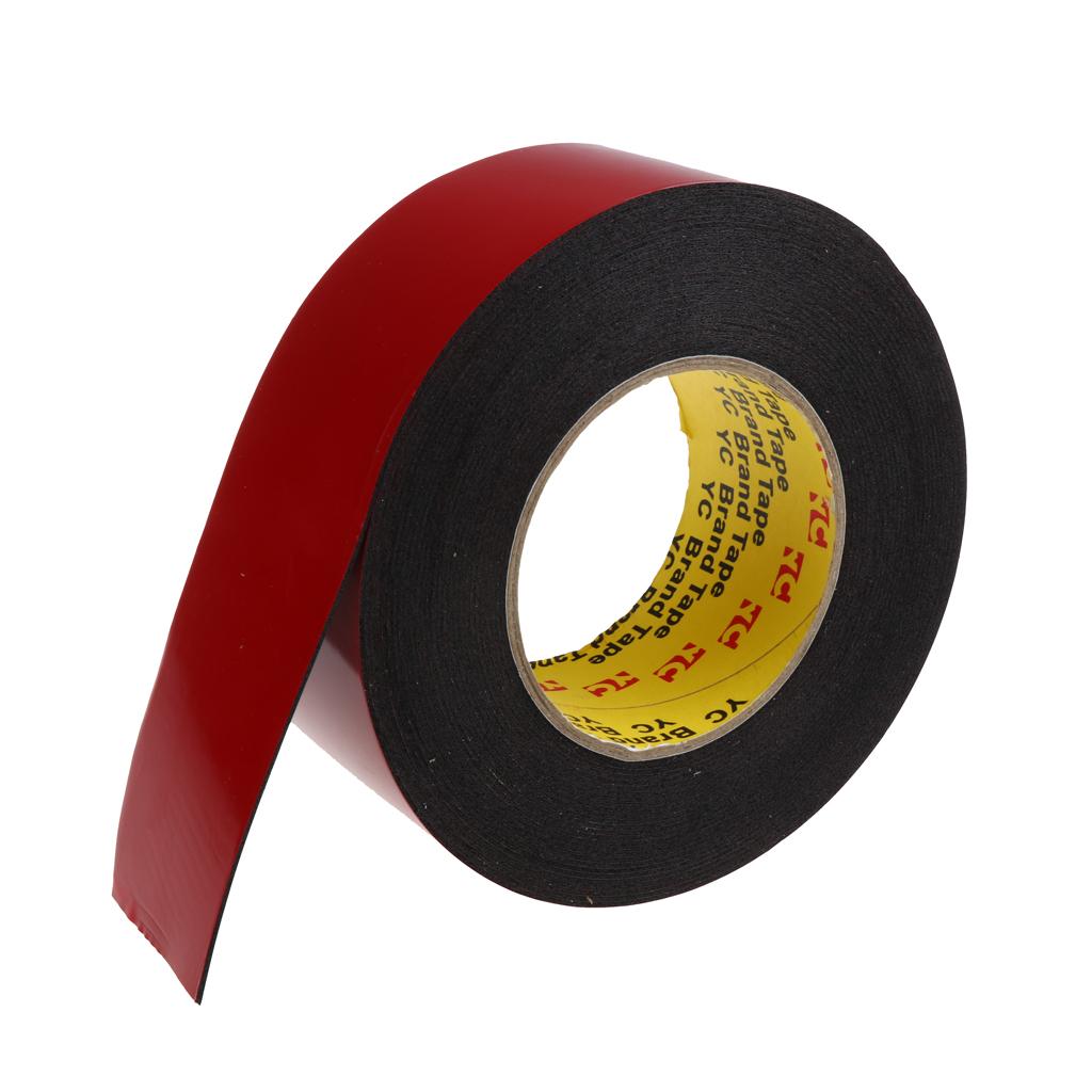 Double Sided Self Strong Adhesive Foam Sponge Tape Waterproof  Width 50mm