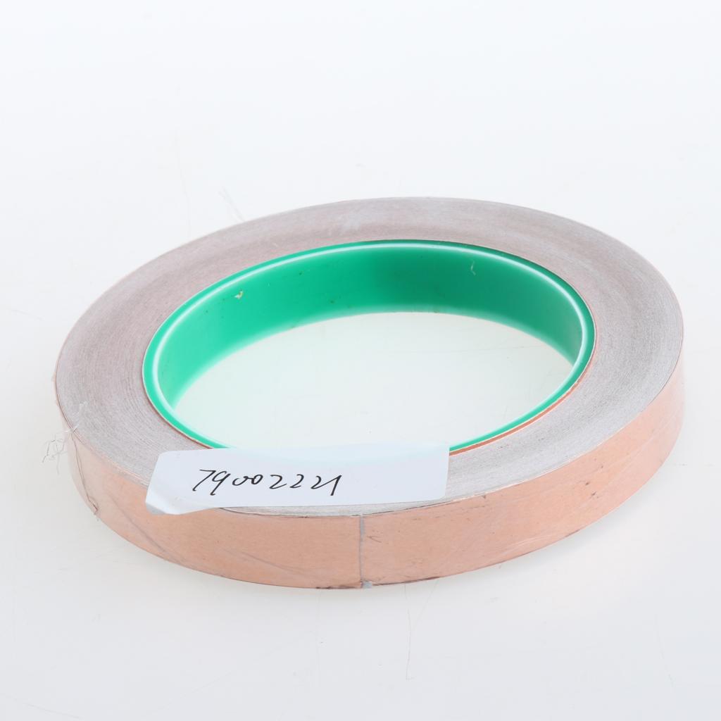 Roll of Conductive Copper Foil Tape Self Adhesive Heat Insulation Tape 15mm